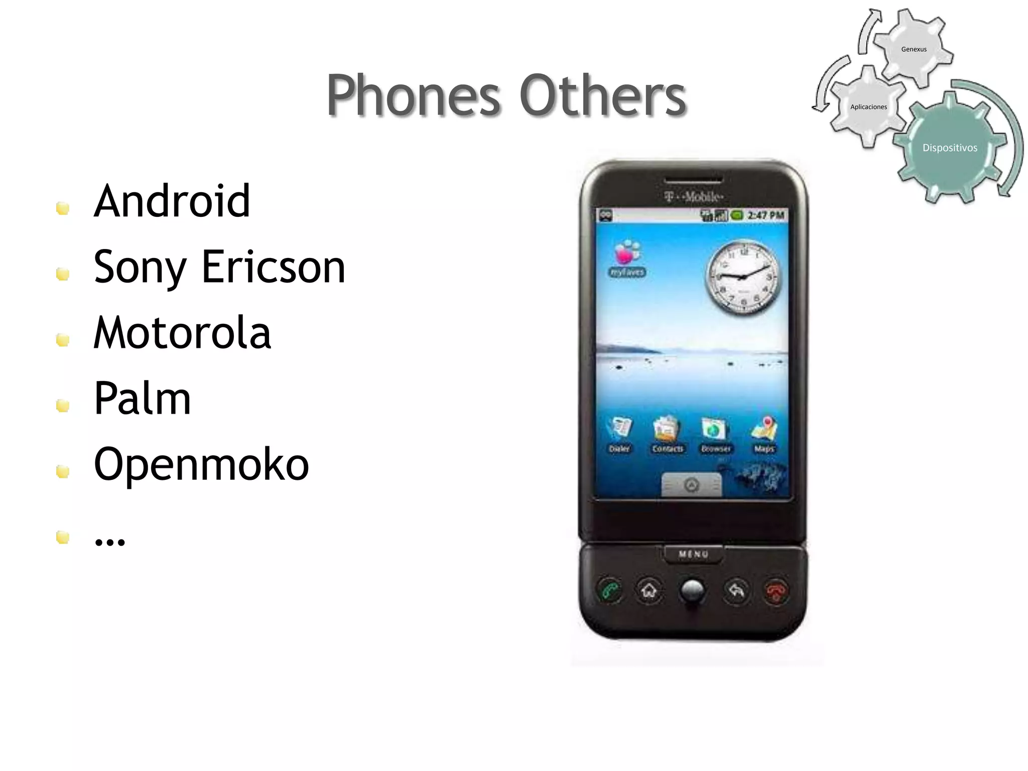 Phones OthersAndroidSony EricsonMotorolaPalmOpenmoko…
