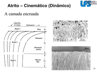Partícula transferida de cobre puro com aparência laminar 