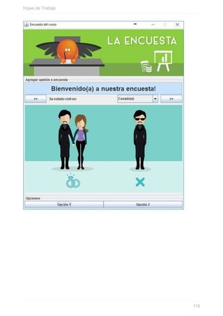 Hojas de Trabajo
118
 