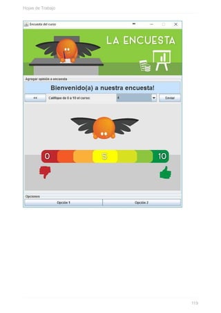 Hojas de Trabajo
119
 