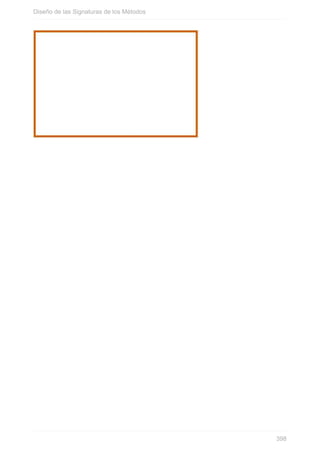 Diseño de las Signaturas de los Métodos
398
 