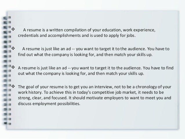 resume prepration resume writing written resume