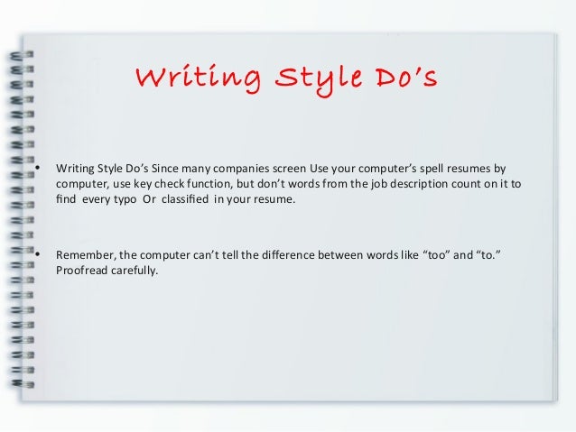 resume prepration resume writing