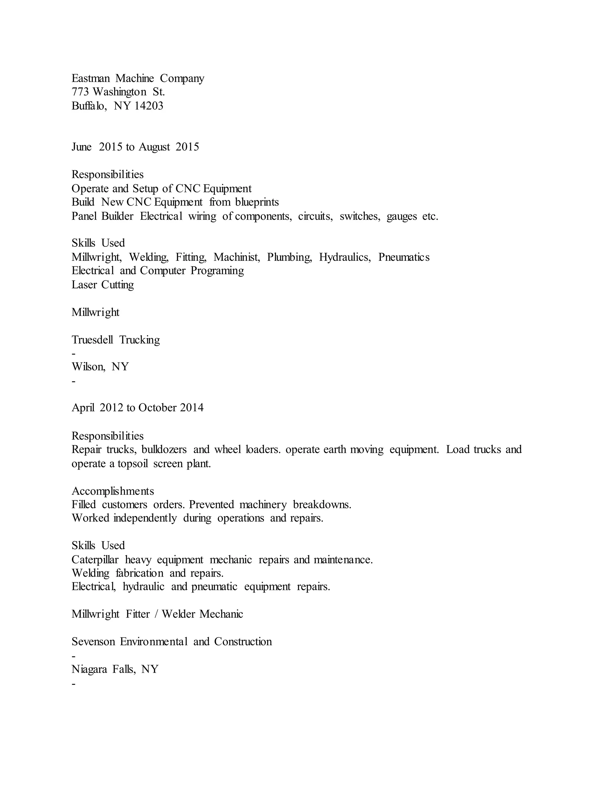 Steven Lync1 | DOCX | Commercial Trucks | Auto Body Styles