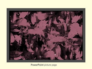 PowerPoint  picture page 