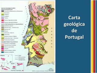 Carta
geológica
   de
Portugal
 