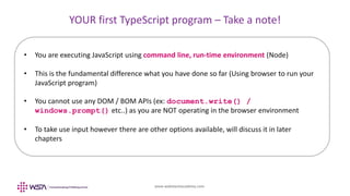 Angular - Chapter 2 - TypeScript Programming | PPT