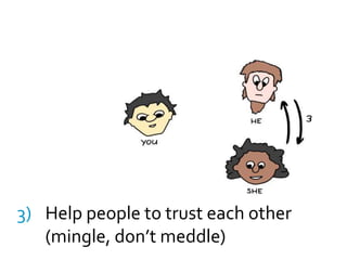 2)	Earn trust from your people(consistent behavior)