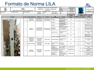 SCA Consumidor México y Centroamérica
Formato de Norma LILA
 
