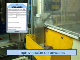 Name of presentation/Date/Initials SCA Consumidor México y Centroamérica
Improvisación de envases
 