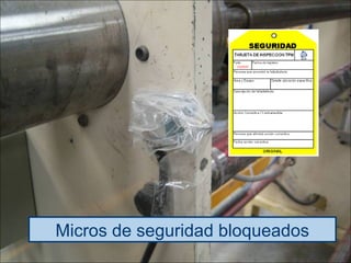 Name of presentation/Date/Initials SCA Consumidor México y Centroamérica
Micros de seguridad bloqueados
 