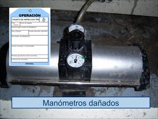 Name of presentation/Date/Initials SCA Consumidor México y Centroamérica
Manómetros dañados
 