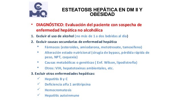 Esteatosis hepática en obesidad y diabetes tipo 2 Esteatosis hepática en obesidad y diabetes tipo 2