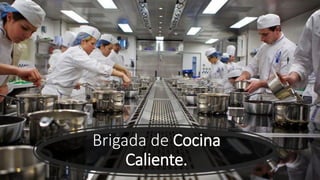 Brigada de Cocina
Caliente.
 