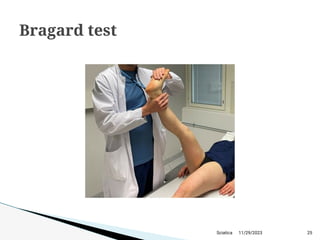 11/29/2023 25
Bragard test
Sciatica
 