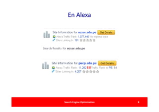 En Alexa




Search Engine Optimization   8
 