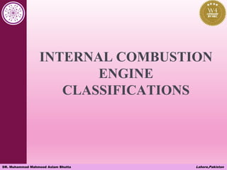 Comprehensive Classification and Design of Internal Combustion Engines ...