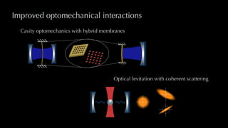 Improved optomechanical interactions for quantum technologies | PPT