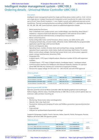 ABB Control gear Price list 2018 003 | PDF