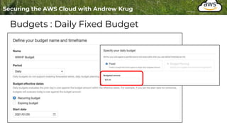 Budgets : Daily Fixed Budget
 