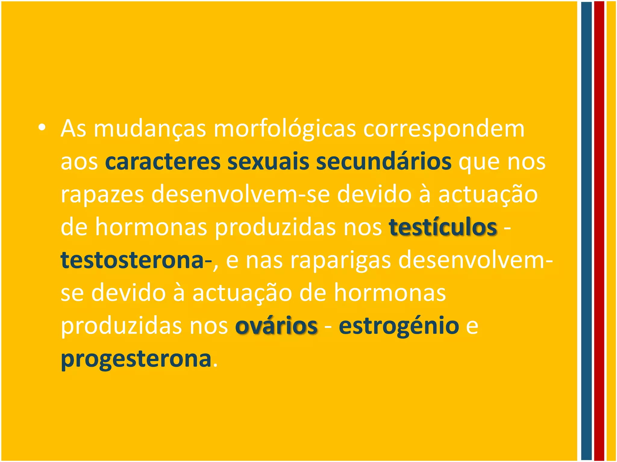 Caracteres sexuais primários e secundários | PPTX