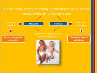 Caracteres sexuais primários e secundários | PPTX