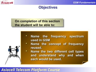 003 - GSM Fundamentals (Asiacell Telecom Platform Course) - .pptx