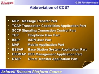 003 - GSM Fundamentals (Asiacell Telecom Platform Course) - .pptx