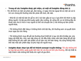 003- Marketing insight - Thanhs