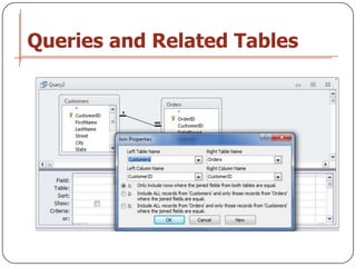 Queries and Related Tables
 