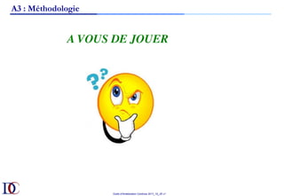 Outils d’Amélioration Continue 2017_10_JD v1
A VOUS DE JOUER
A3 : Méthodologie
 