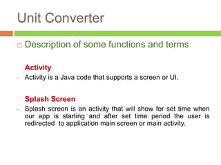 UNIT CONVERTER | PPTX