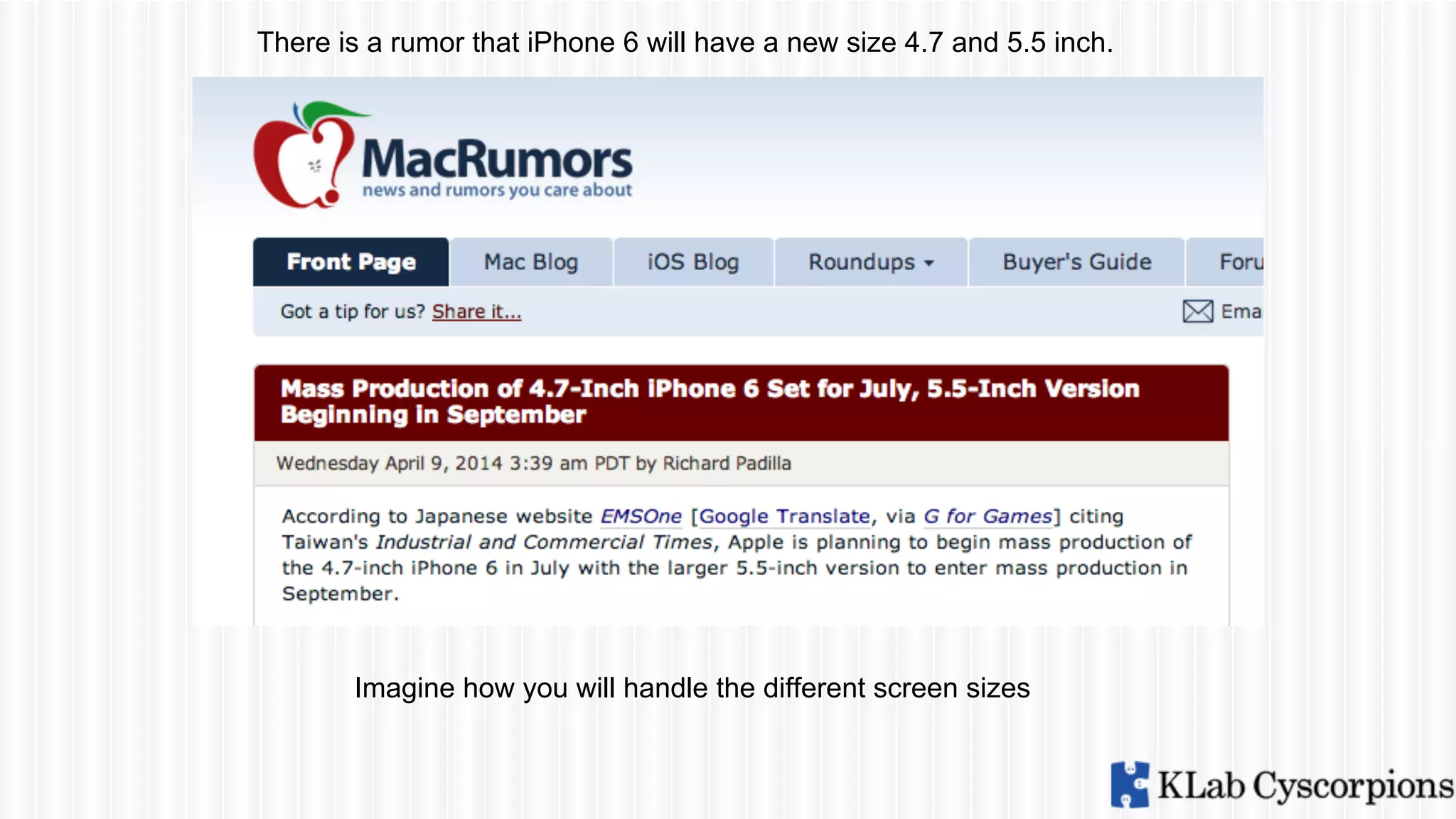Auto Layout on Xcode 5 | PPT