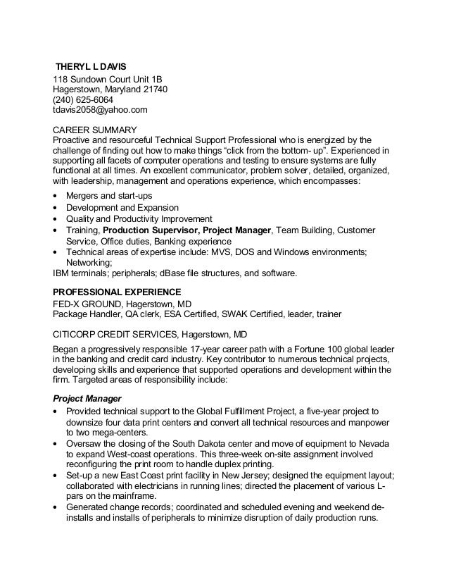 resume td td resume