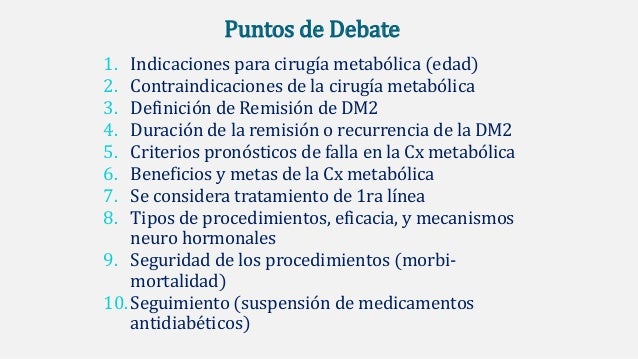 MESA DE DISCUSIÓN: LA CIRUGÍA METABÓLICA EN MÉXICO MESA DE DISCUSIÓN: LA CIRUGÍA METABÓLICA EN MÉXICO