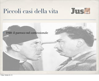 Piccoli casi della vita

✤

1948: il parroco nel confessionale

Friday, October 25, 13

 