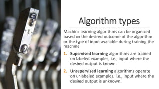 003 ppt machine learning | PPTX