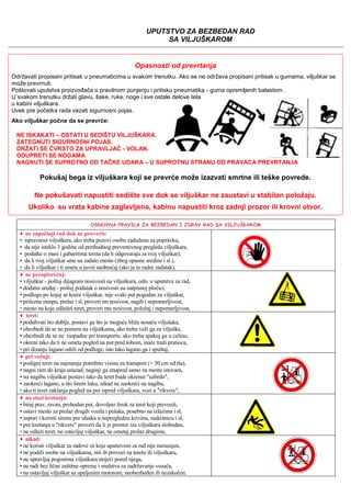003 Uputstvo Za Bezbedan Rad VILJUSKAR doc