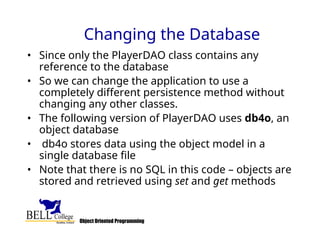 Object Persistence 004.02-Paterson-Object-Persistence-December-2004.ppt
