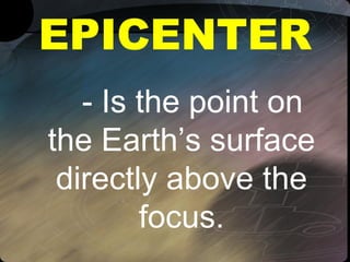 Earthquake Presentaion | PPT