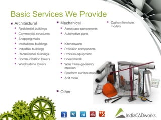 3D Modelling Services | PPTX