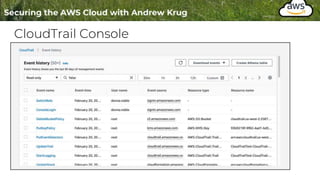 CloudTrail Console
 