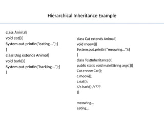 Principles of OOP [Inheritance].And other properties. | PPTX