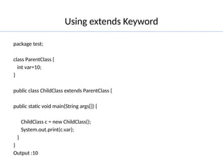 Principles of OOP [Inheritance] and other principles. | PPTX