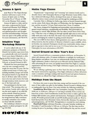 Newsletter writing and design sample