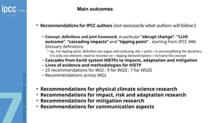 Earth-System High-Impact Events, Tipping Points, and Climate Risks ...
