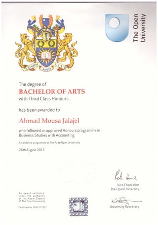 01 University Certificate