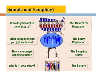 Sample and Sampling?
 