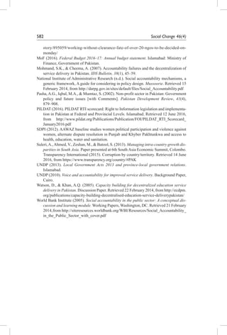 Accountability and Service Delivery | PDF