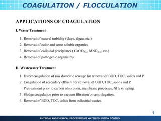 Coagulation and Flocculation in water treatment.pptx